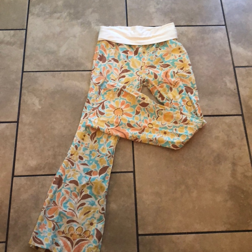 Judith March Floral Linen Pant